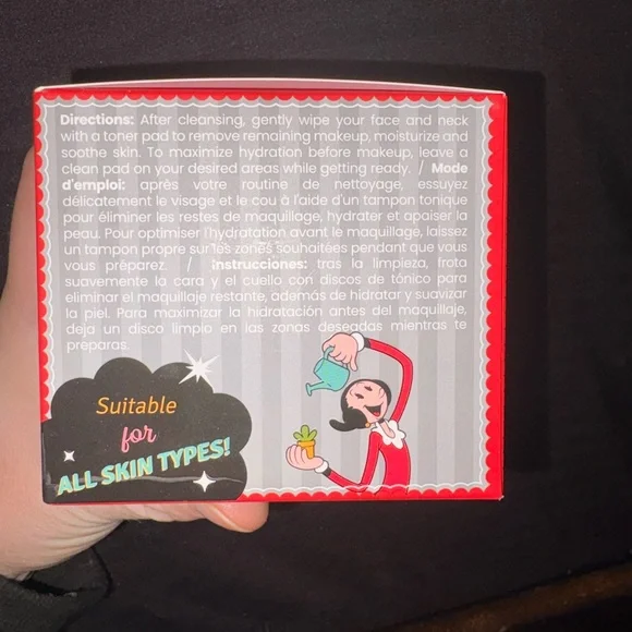 RUDE Water Essence Toner Pads - Red and White - Picture 3 of 5